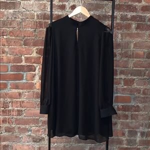 Forever 21 Sheer sleeve shift dress